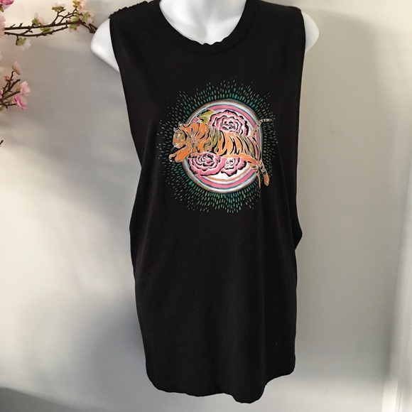 Free People Tops - Free People Movement Rose Tiger Tank Size Medium